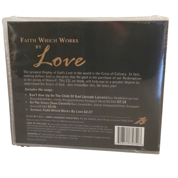 Faith Which Works By Love CD By Bob Cornell Sermon Ministry Jimmy Swaggart 2011 - Picture 7 of 9